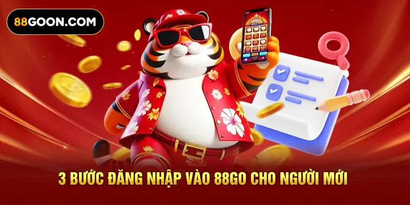 3 bước đăng nhập vào 88Go cho người mới