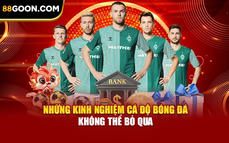Những kinh nghiệm cá độ bóng đá không thể bỏ qua