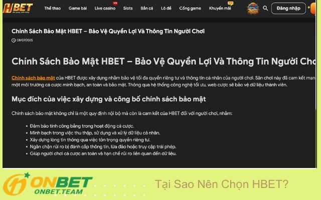 Tại Sao Nên Chọn HBET?
