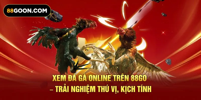 Xem Đá Gà Online Trên 88GO – Trải Nghiệm Thú Vị, Kịch Tính